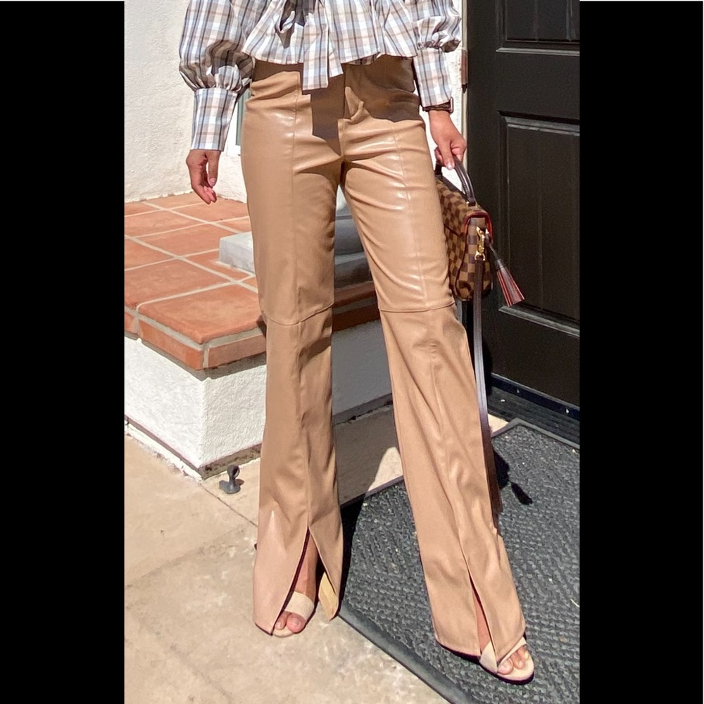 Pleather Trousers